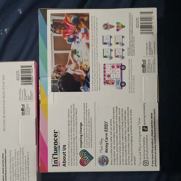 : Bundle of 4 The Influencer initiative creative imagination wooden play sets - Picture 5 of 9